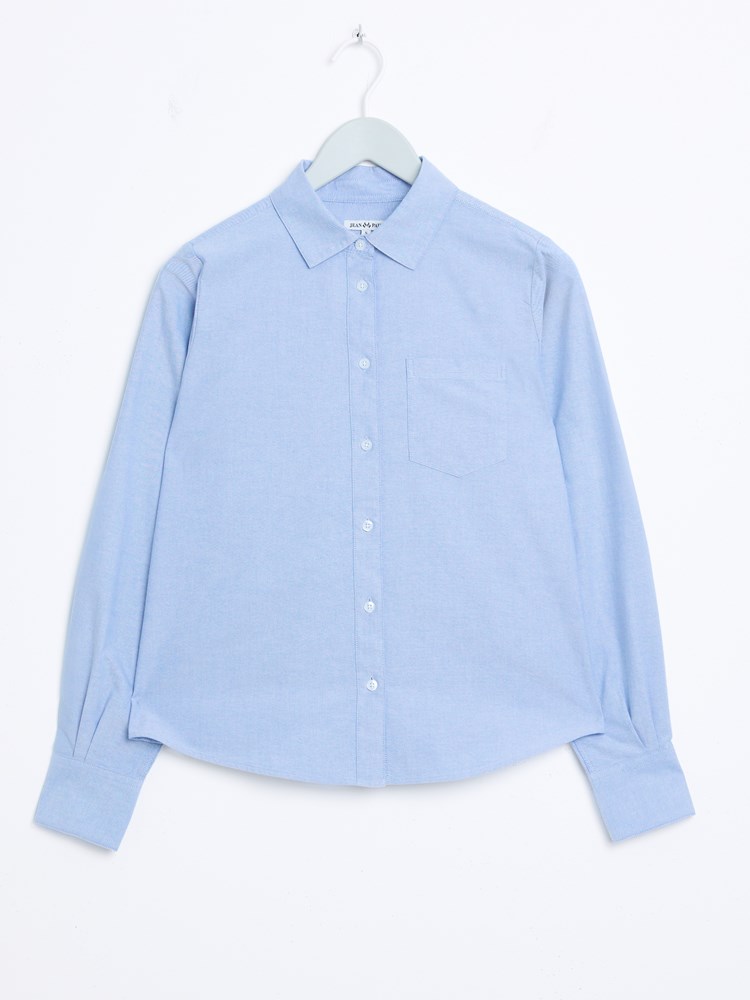 Annie oxfordskjorte 7516146_E9O-JEANPAUL-A26-Front_9710_Annie oxfordskjorte E9O.jpg_Front||Front