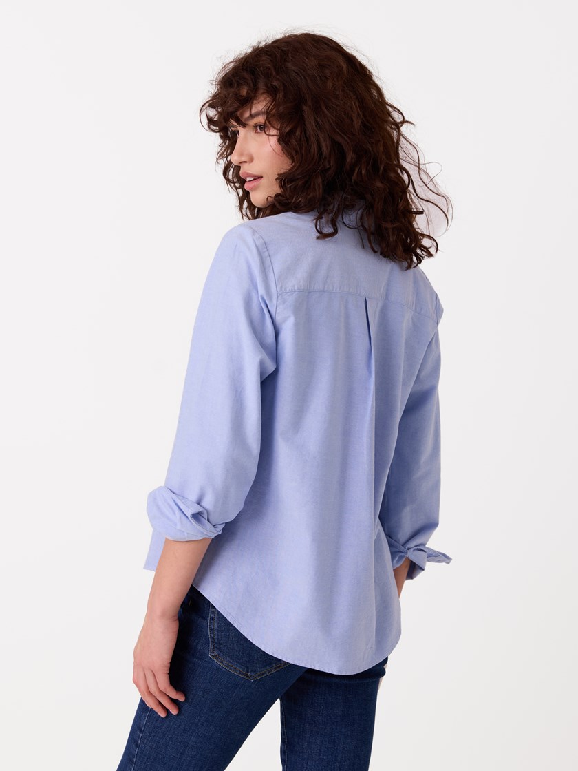 7516146 E9O 7516146_E9O-JEANPAUL-A26-Modell-Front_2619_Annie oxfordskjorte E9O.jpg_Front||Front