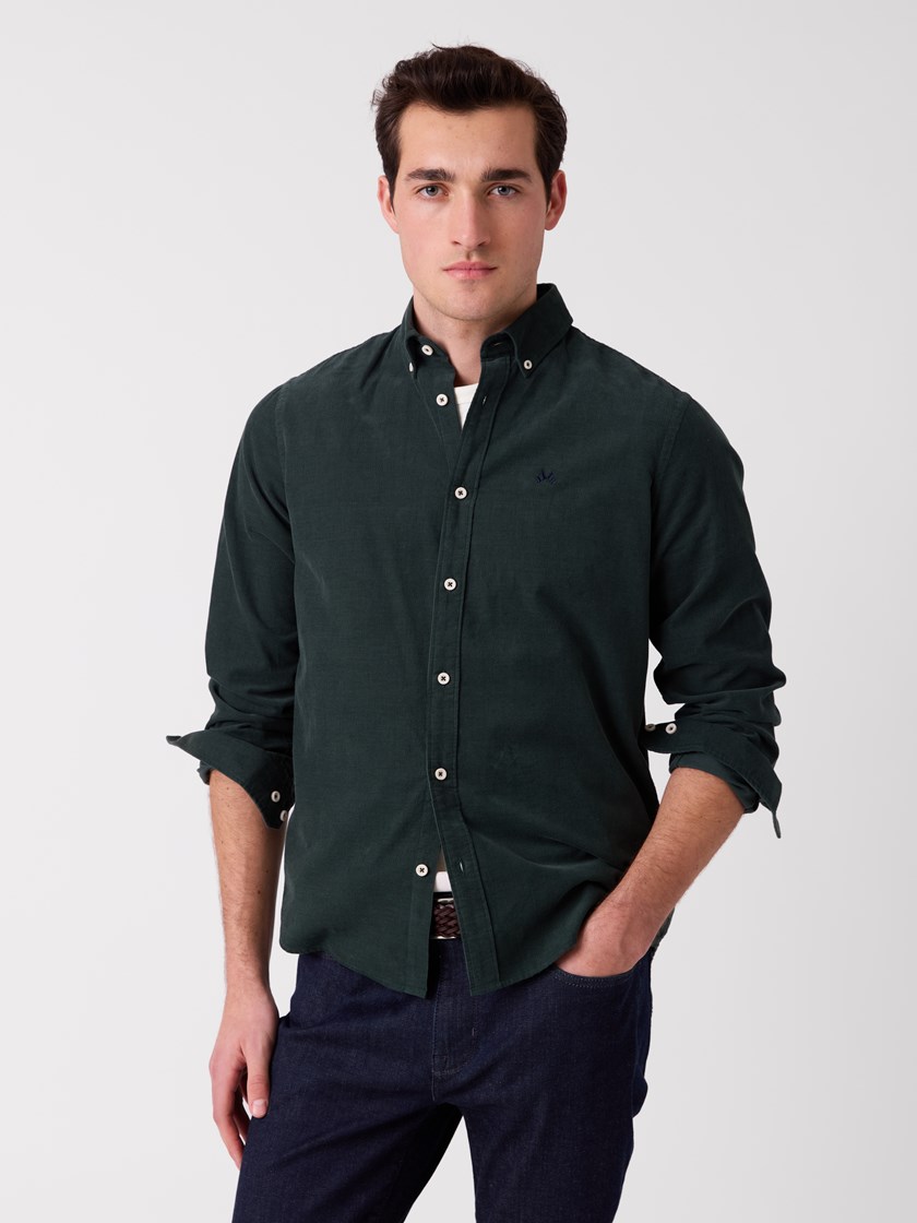7516267 GPN 7516267_GPN-JEANPAUL-A26-Modell-Front_6158_Terrence cordskjorte - Regular fit GPN.jpg_Front||Front