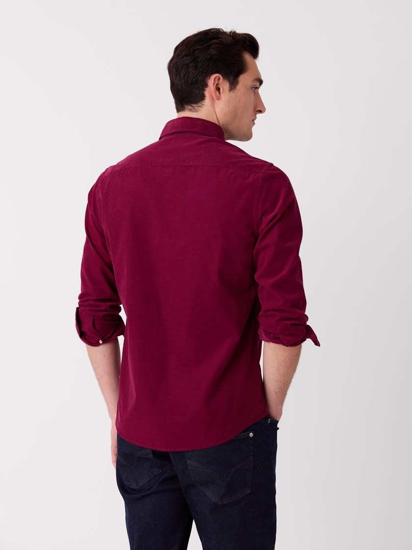7516267 S83 7516267_S83-JEANPAUL-A26-Modell-Front_7197_Terrence cordskjorte - Regular fit S83.jpg_Front||Front