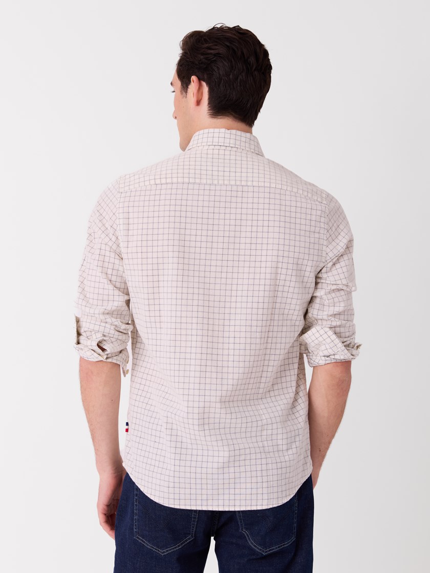 7516302 O79 7516302_O79-JEANPAUL-A26-Modell-Front_6354_Trevor cordskjorte - Regular fit O79.jpg_Front||Front