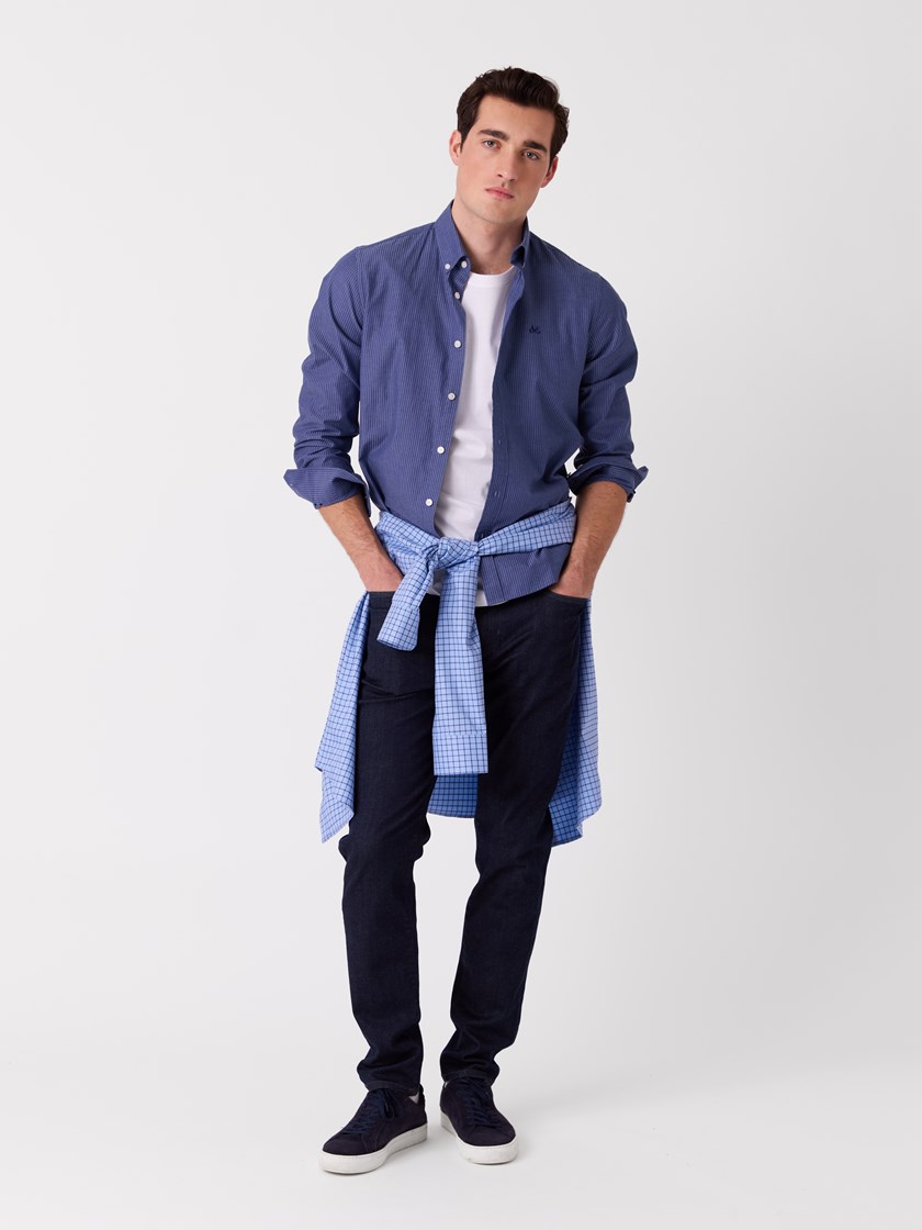 7516305 EDU 7516305_EDU-JEANPAUL-A26-Modell-Front_2095_Lou stripet skjorte EDU.jpg_Front||Front