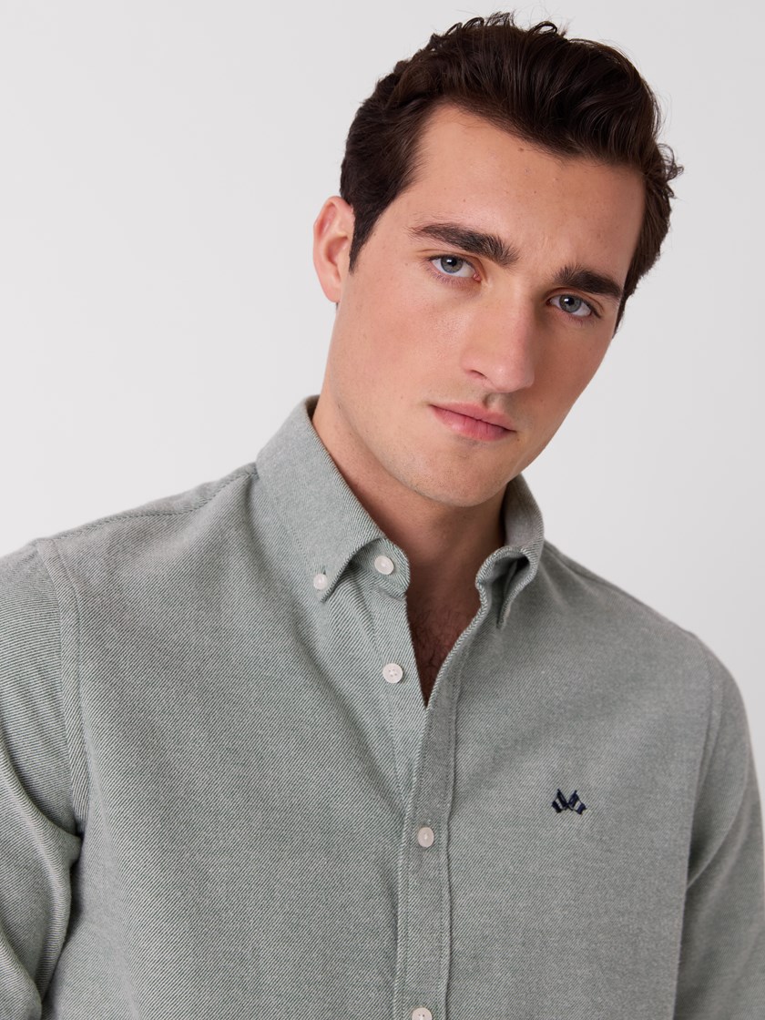 7516317 GLM 7516317_GLM-JEANPAUL-A26-Modell-Front_5153_Nicolai flanellskjorte - Regular fit GLM.jpg_Front||Front