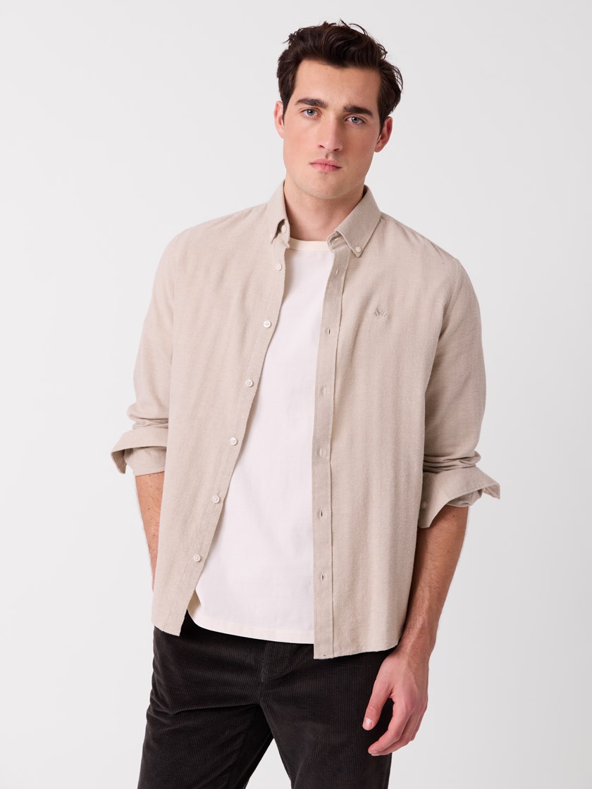 7516317 I5A 7516317_I5A-JEANPAUL-A26-Modell-Front_1661_Nicolai flanellskjorte - Regular fit I5A.jpg_Front||Front