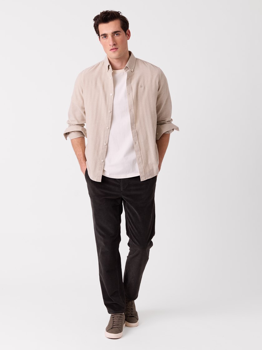 7516317 I5A 7516317_I5A-JEANPAUL-A26-Modell-Front_7870_Nicolai flanellskjorte - Regular fit I5A.jpg_Front||Front