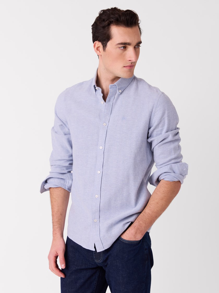 7516317 T62 7516317_T62-JEANPAUL-A26-Modell-Front_7890_Nicolai flanellskjorte - Regular fit T62.jpg_Front||Front