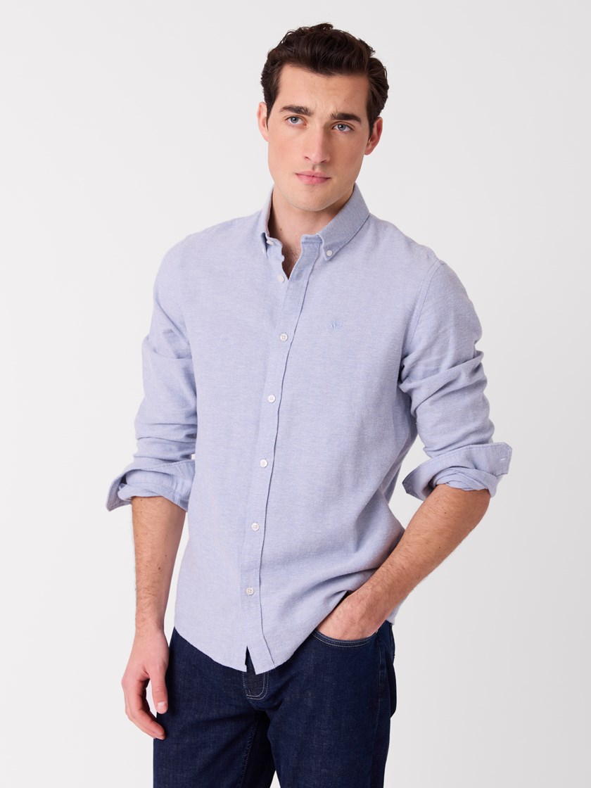 7516317 T62 7516317_T62-JEANPAUL-A26-Modell-Front_9367_Nicolai flanellskjorte - Regular fit T62.jpg_Front||Front