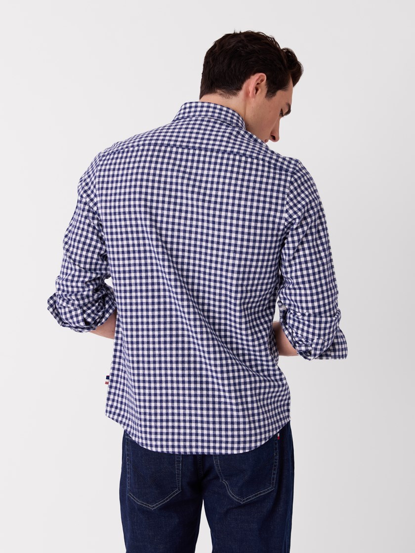 7516320 EGG 7516320_EGG-JEANPAUL-A26-Modell-Front_3277_Alsace flanellskjorte - Regular fit EGG.jpg_Front||Front
