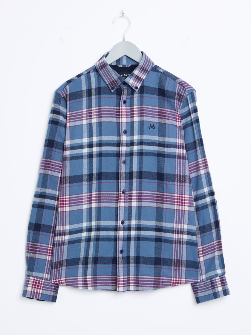 7516321 EDU 7516321_EDU-JEANPAUL-A26-Front_3704_Georg flanellskjorte - Regular fit EDU.jpg_Front||Front