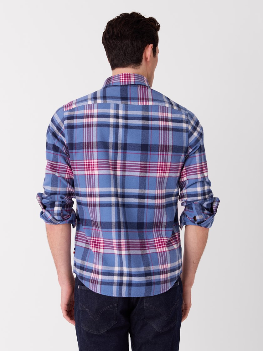 7516321 EDU 7516321_EDU-JEANPAUL-A26-Modell-Front_7788_Georg flanellskjorte - Regular fit EDU.jpg_Front||Front