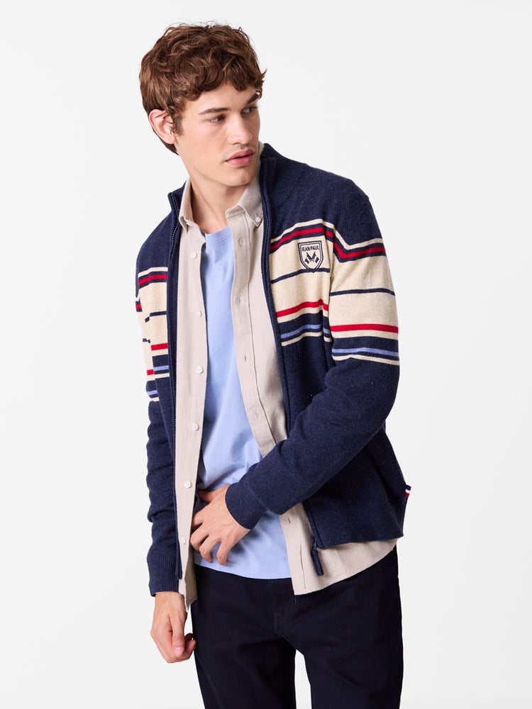 Lucien stripet cardigan 7516507_ENB-JEANPAUL-W26-Modell-Front_8953.jpg_Front