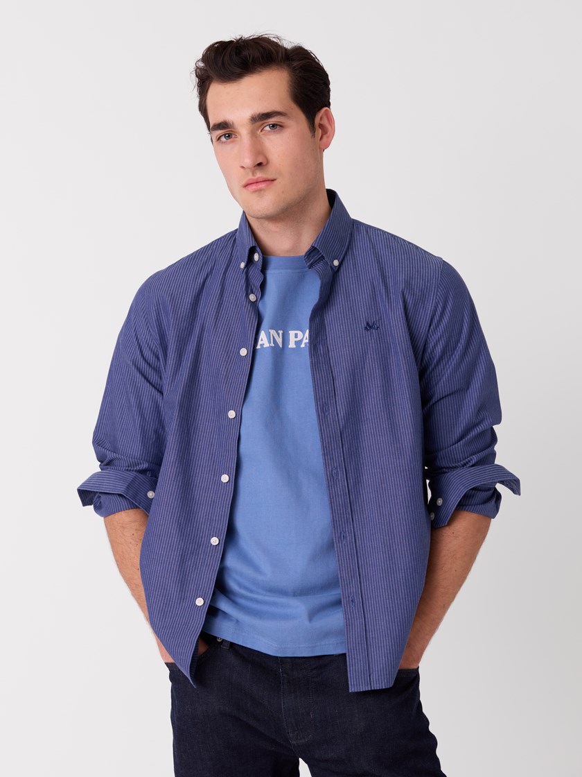 7516572 EDU 7516572_EDU-JEANPAUL-A26-Modell-Front_8783_Vince t-skjorte EDU.jpg_Front||Front