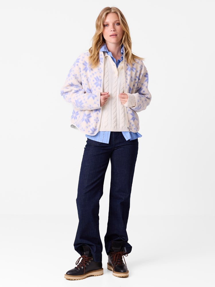 Isabella fleecejakke 7516801_E9O-JEANPAUL-W26-Modell-Front_6494.jpg_Front||Front