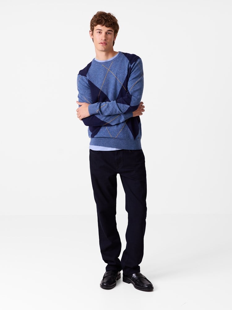 Remy argyle genser 7516829_EDU-JEANPAUL-W26-Modell-Front_3141.jpg_Front||Front