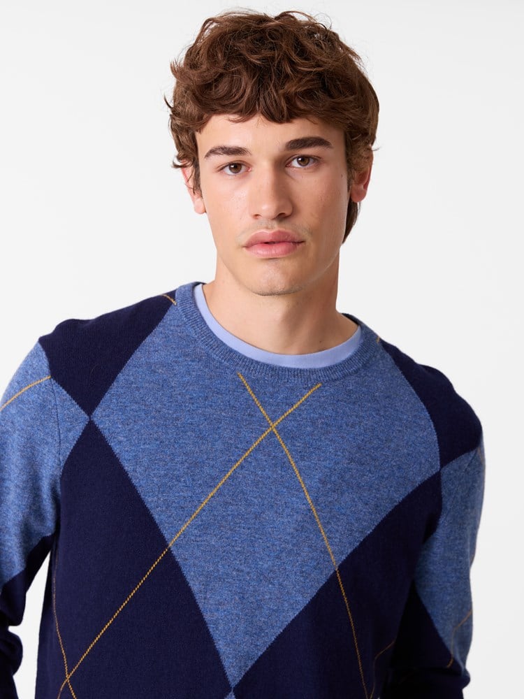 Remy argyle genser 7516829_EDU-JEANPAUL-W26-Modell-Front_7958.jpg_Front||Front