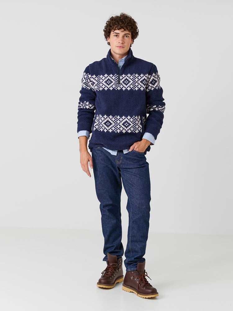 Mont Blanc fleecegenser 7516839_O79-JEANPAUL-W26-Modell-Front_1115_Mont Blanc fleecegenser O79.jpg_Front||Front