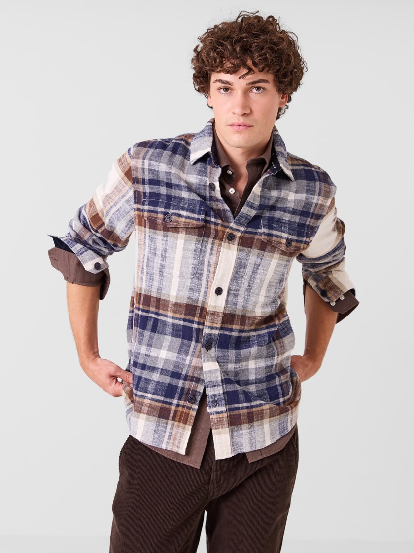 7516891 S06 7516891_S06-JEANPAUL-W26-Modell-Front_4222_Normandy skjortejakke S06.jpg_Front||Front