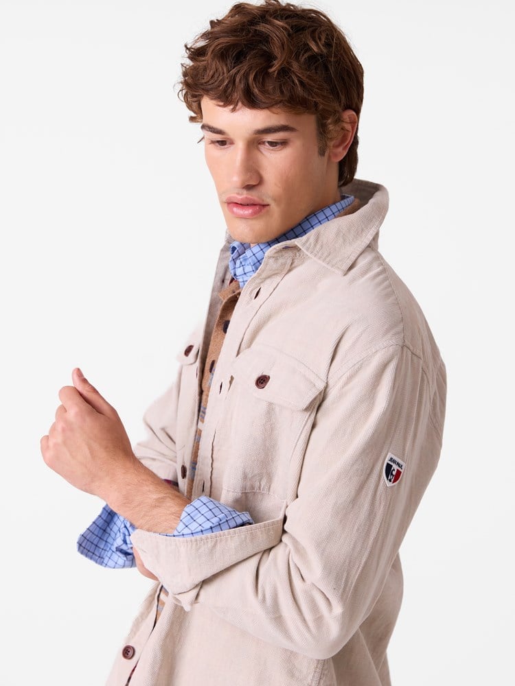 Adam skjortejakke 7516894_I3O-JEANPAUL-W26-Modell-Front_3255.jpg_Front||Front
