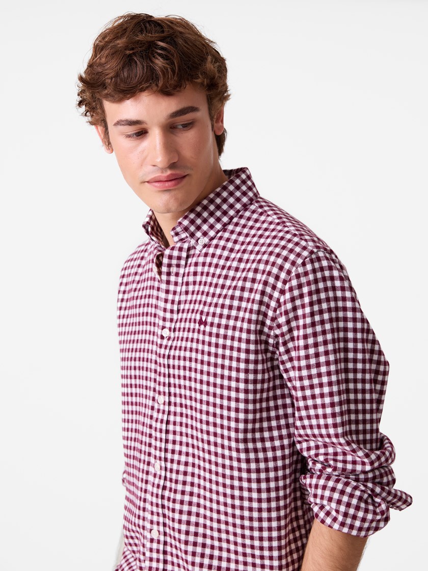 7516320 S83 7616320_S83_Jean Paul_Alsace Flanell Skjorte_A26_Modell (4)_Alsace flanellskjorte - Regular fit S83.jpg_