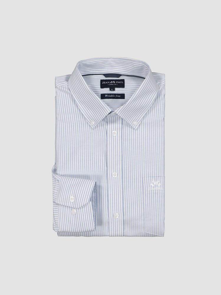 JP Stripete Oxford Skjorte - Classic Fit 8020005_435_JeanPAul_noos-front_Jp Classic Oxford Stripe Shirt.jpg_Front||Front