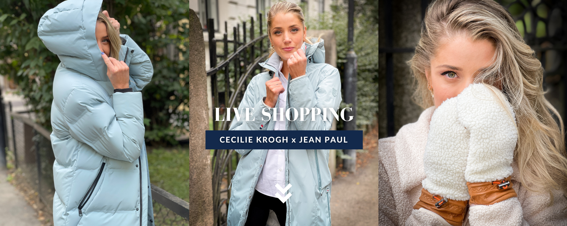 Live Shopping Cecilie Krogh x Jean Paul